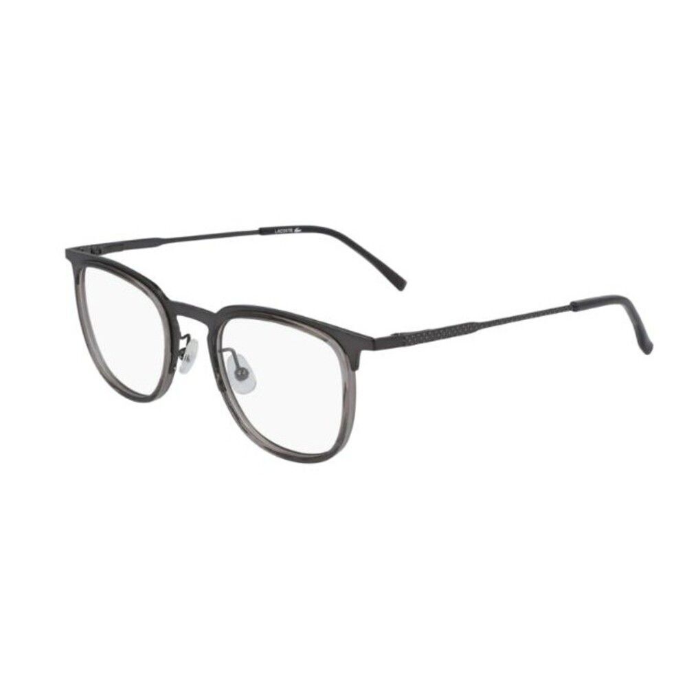 Lacoste L2264 024 Unisex Eyeglass Frames Only 49-21-145 Dark Gray Full Rim Hinge